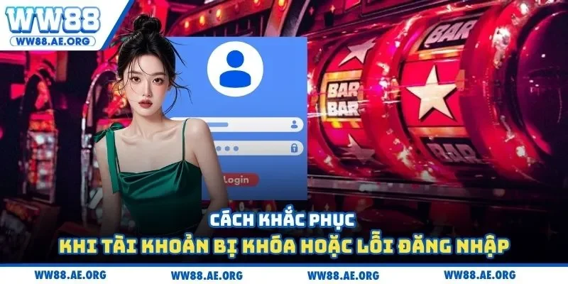 Cách khắc phục khi tài khoản bị khóa hoặc lỗi đăng nhập