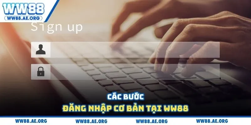 Các bước đăng nhập cơ bản tại WW88