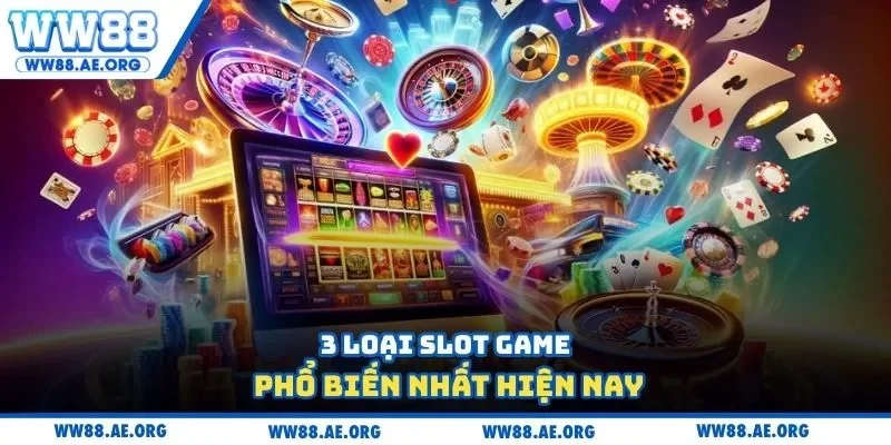 3 loại slot game phổ biến nhất hiện nay